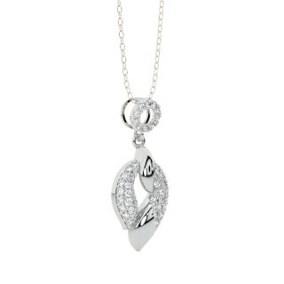 Axel Round Diamond Office Wear Pendant